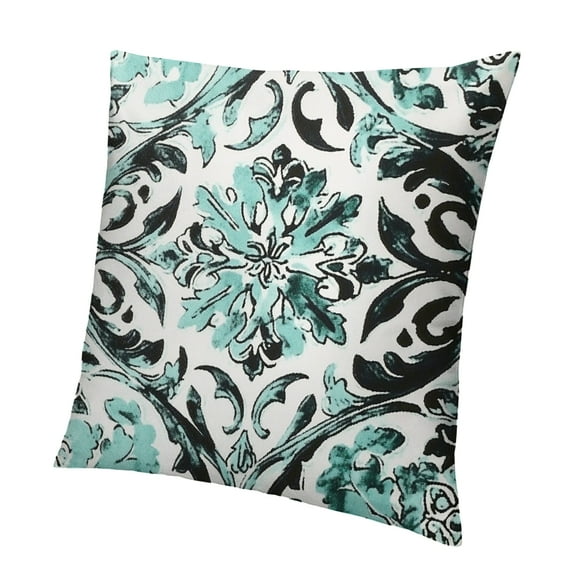 Autua New Living Series Decorative Throw Pillow Case Cushion Cover Black 12x12in