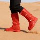 thumbnail image 4 of BRIGHTFUFU 1Par Polainas Rojas Impermeables Para Protección Contra Arena Y Lluvia, 4 of 8
