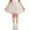 White-03, variant on Girls Sequins Tulle Skirts A-line Cute Tutu Skirt Elastic Waist Baggy Skort Dance 3-16Y