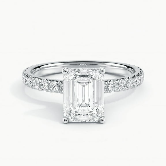 Spot Jewel 2 Ct Oval Cut Diamond Ring for Her - 14K White Gold Over Ring for Her - Causal Daily Wear Rings for Women's - Special Occasion Rings - Valentine's Day Gift - Promise Gift for Her