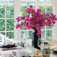 thumbnail image 5 of Under $10 Artificial Bougainvillea Vine, Hot Pink Fake Climbing Flower, Artificial Flowers Branches Flowers Vines for Home，Garden，Wedding，，Indoor And Outdoor， Arrangement And Diy Decor, 5 of 6