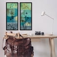 thumbnail image 2 of Contemporary Blooming Orchid Sprouts Botanical & Floral Graphic Art Black Framed Art Print Wall Art, Set of 2, 2 of 8