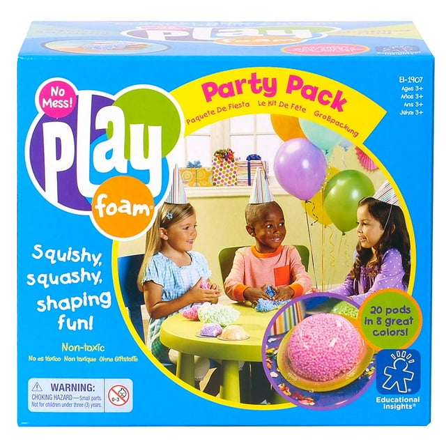 Playfoam Party Pack Educational Insights, 20 cápsulas, más de 3 años
