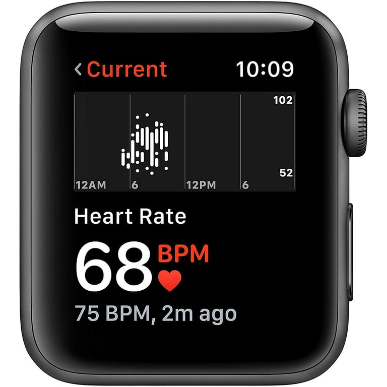 Open Box APPLE WATCH SERIES 3 GPS 38MM SPACE GRAY ALUMINUM CASE MTF02LL A Walmart