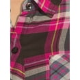thumbnail image 4 of Terra & Sky Women's Plus Size Plaid Button-Down Shirt, 4 of 5