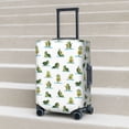 thumbnail image 4 of Salouo Cute Avocado Yoga Pattern Travel Dust-proof Suitcase Cover, Softside Suitcase Protector Luggage Cover Protector for 18-32inch ,Not Included Suitcase, 4 of 8