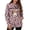 Pink, variant on TGPMGRZ Pet Pouch Hoodie for Women with Kangaroo Pocket Cat Dog Carrier Hoodies Leopard Printed