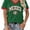 Green-mexico, variant on Women's Mexico Soccer Fan T-Shirt, Patriotic Green Red Heart Flag Graphic V-Neck Ringer Tee, 2026 Game Day Soccer Tournament Supporter Top