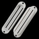 thumbnail image 4 of 3PCS Tapas De Doble Pastilla De De Carril Caliente De Plástico Para Piezas De Guitarra Eléctrica Accesorio Instrumento de Musical Blanco CUTICAT Cubierta doble de la recolección de los carriles, 4 of 6