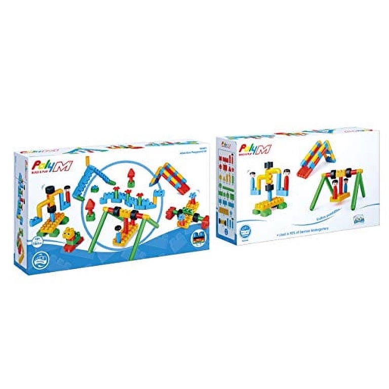 Hape Abenteuerspielplatz | Kit Parco Giochi Avventura Con Mattoncini Polym | Costruzioni Morbide E Flessibili Per Bambini | Gioco Creativo Made In Germany - 3