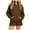 Brown, variant on qolati Women 2 Piece Outfits 2024 Fall Winter Hoodie Sweatshirt and Jogging Short Set Oversized Casual Cozy Tracksuit Sweatsuits Sets Y2k Clothes