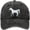 Black, variant on Vintage Horse Embroidery Baseball Cap Washed Cotton Trucker Hat