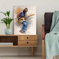 thumbnail image 5 of Blues Guitarist Portrait Canvas Print，Music Wall Art for Living Room Bedroom Office Music Studio Bar, 5 of 8