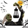 thumbnail image 4 of Decoraciones de Halloween para Exteriores, Figura Verde con Linterna de Energía Solar, Decoración Aterradora para el Hogar, Interior y Exterior, 4 of 10