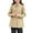 Beige, variant on Girls British Style Mid-Length Trench Coat, Kids Double Lapel Windbreaker Jacket, Elegant Button Down Outerwear for Fall Daily Casual Wear(Khaki1,5-6 Years)