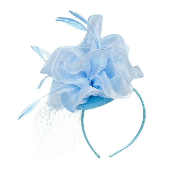 Shisuyan Fascinator Hat Flower Fascinator Headband Tea Party Hat Prom Banquet Headpiece