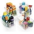 thumbnail image 5 of ZHOHO TANT Stackable Clear Plastic Storage Bins, Pantry & Fridge Organizers, Kitchen & Bathroom Storage Containers, 5 of 10