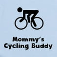 thumbnail image 2 of CafePress - Mommys Cycling Buddy Body Suit - Baby Light Bodysuit, Size Newborn - 24 Months, 2 of 4