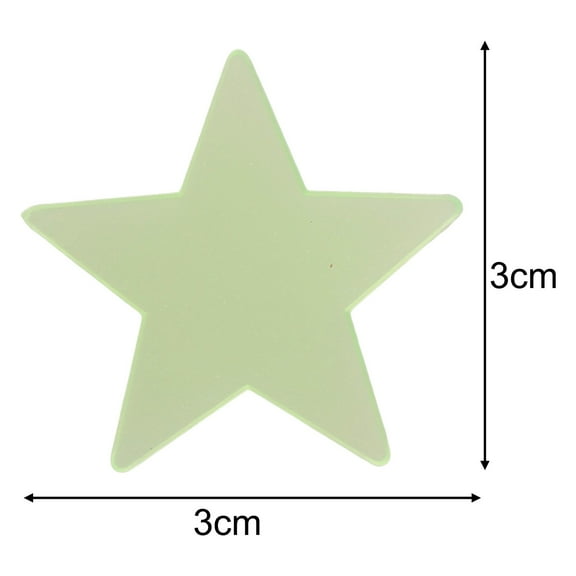 BCLONG 100pieces Glow In The Dark Stars Night Light Wall Stickers Decal Kids Room Home