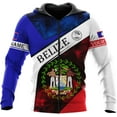 thumbnail image 4 of Personalized Belize Shirt for Men and Women, Coat of Arms of Belize Flag Flag Shirt, Belizean Country Flag Gift (T-shirt, XL), 4 of 8