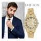 thumbnail image 2 of Reloj De Pulsera De Moda Con Fecha Y Diamantes Para Hombre, 2 of 8