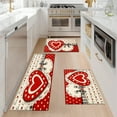 thumbnail image 6 of YIMEIS Love on Valentine's Day Fall Kitchen Mats, Xmas Winter Seasonal Farmhouse Home Seasonal Decorations Rugs for Floor - 16''*24''in, 6 of 10