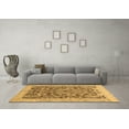 thumbnail image 3 of Ahgly Company Indoor Rectangle Abstract Brown Modern Area Rugs, 7' x 9', 3 of 4