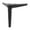 Black, variant on HWHCGZ 1Pc Stainless Furniture Legs, Furniture Sofa Legs Metal Matte Triangle Feet for Table Cupboard Sofa Couch Chair DIY Replacement Feet,Black,12cm