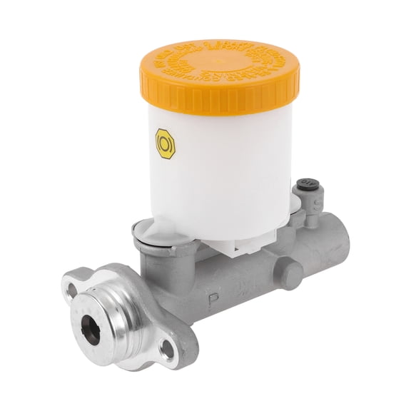 Unique Bargains Brake Master Cylinder with Reservoir No.4601001J00 for Nissan Pickup 1985-1998 Hydraulic Master Cylinder Silver Tone,White Aluminum Alloy,Plastic 1 Pc