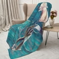 thumbnail image 3 of Sikiie Flowers in Glass Vase Cozy Flannel Fleece Throw Blanket: Lightweight & Thick for All Seasons - Perfect for Women, Men, & Kids"80"x60", 3 of 6
