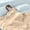 Brown, variant on Cooling Ice Blanket for Hot Sleepers & Night Sweats | All-Season Cotton Summer Throw | 150x200cm | Light Blue, Grey, Brown, Green | 1 Blanket