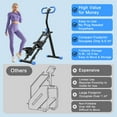 thumbnail image 5 of WARMMUSE Stair Stepper for Home, Foldable Vertical Steppers for Exercise at Home, Adjustable Handlebar & LCD Monitor for Cardio, Strength, and Weight Loss, 5 of 8