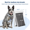 thumbnail image 6 of PetSafe Extreme Weather Pet Door for Dogs and Cats, Energy Efficient - Medium, 6 of 7