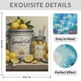 thumbnail image 3 of Diamond Art Kit for Adults, Modern Citrus Lemon Print No.51 Diamond Painting for Adults Beginners, 5D DIY Diamond Art Painting Kits, Colorful Diamond Painting Craft for Home Decor 12x16, 3 of 7