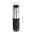 thumbnail image 2 of Unique Bargains 12mm Push Quick Connect Inline Air Tube Fitting Check Valve Black 2 Pack, 2 of 5