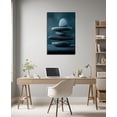 thumbnail image 4 of Zen Canvas Wall Art Spa Stones Picture Wall Decor Framed Meditation & Calm Painting Minimalist Prints Spiritual Room Living Room Bathroom Ready to Hang, 4 of 6