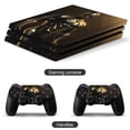 thumbnail image 2 of Decal Skin for PS4 Slim / PS4 Pro / PS4, Whole Body Vinyl Sticker Cover for Playstation 4 Console and Controller (Black Gold King), 2 of 5