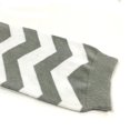thumbnail image 2 of ALLYDREW Stripes Polka Dots & Chevron Baby Leg Warmer & Toddler Leg Warmer for Boys & Girls Gray & White Chevron, 2 of 2