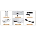thumbnail image 6 of Resenkos Farmhouse Barn 6 Drawers Dresser for Bedroom, Modern Chest of Drawers Wood Drawer Organizer Natural White, 6 of 14