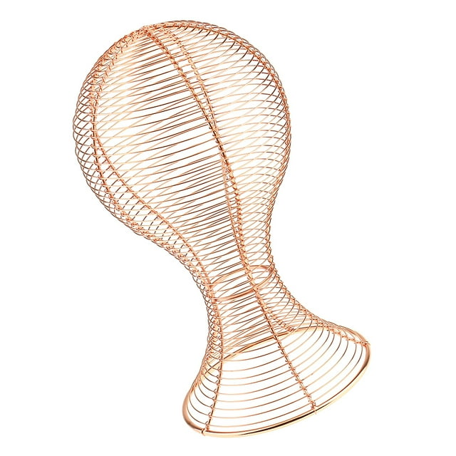 Yuarrent Metal Hat Cap Rack Hair Display Pink Storage Wig Stand Holder Gold Type2 NO2