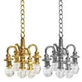 thumbnail image 2 of Dollhouse Miniature Furniture 1:12 Doll House Accessories Mini Lamp Chandelier, 2 of 7