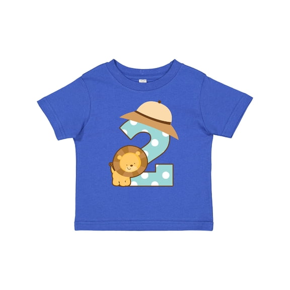 Inktastic Safari 2nd Birthday Lion Jungle Boys or Girls Toddler T-Shirt