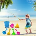thumbnail image 3 of Elainilye Lovely And Compact Toy7 Piece Beach Toy Sand Set Sand Play Sandpit Toy Winter Outdoor Toy, 3 of 9