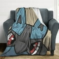 thumbnail image 2 of Pokemon Lucario Throw Blanket Cute Flannel for Boys Girls Men Women, 2 of 7