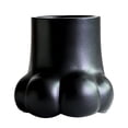 thumbnail image 1 of Florero de Cerámica con Forma de Garra de Gato, Florero de , Elegante Recipiente para Arreglos Florales Hecho a Mano para Cocina, Estudio, Of Negro, 1 of 8