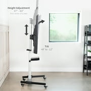 VIVO Heavy Duty TV Cart for Flat Screen Panel Mobile Stand fits 32" to 83" — $116.19 (23% off)