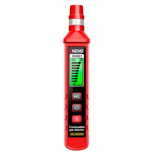 Detector GN801 Semiconductor Sensible al Gas Analizador Fugas Gas y Medidor Combustible