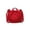 Red-RD Home Decor, variant on Large Capacity Nylon Tote Bag with Drawstring Closure, Lightweight Shoulder Crossbody Handbag, Casual Style for Work, Travel, Everyday Errands, 14.56 x 14.17 x 3.93 Inch