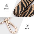 thumbnail image 3 of EeaseCA 1 Pc Zebra Printed Wide Shoulder Strap Colorful Adjustable Crossbody Strap, 3 of 7