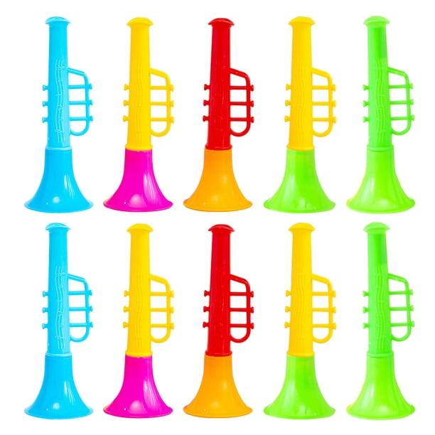 30pcs niños pequeños juguetes de trompeta soplando juguetes de cuerno juguetes divertidos instrumentos